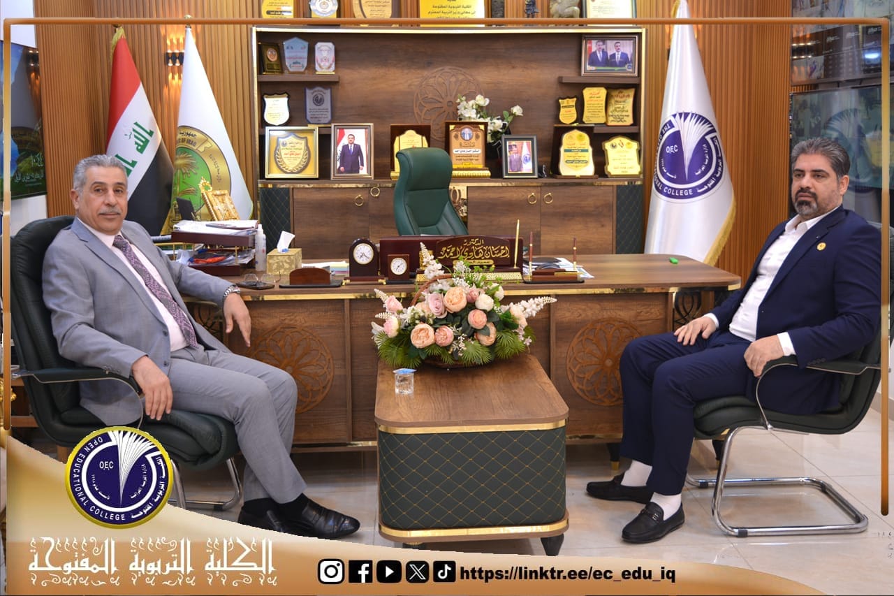 زيارة تفقدية من النائب الدكتور فلاح الهلالي لعمادة الكلية التربوية المفتوحة