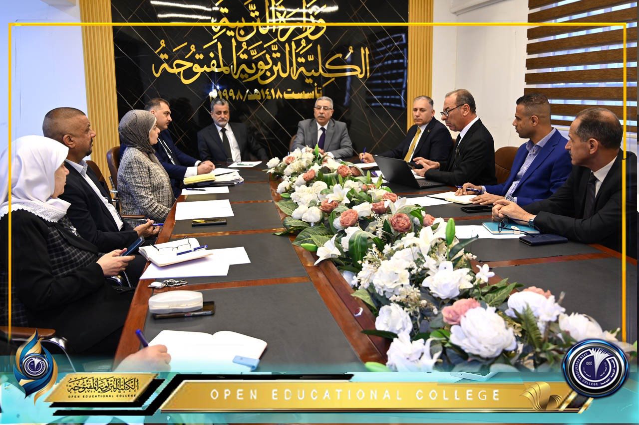 اجتماع مجلس الكلية بحضور ممثل وزارة الثقافة