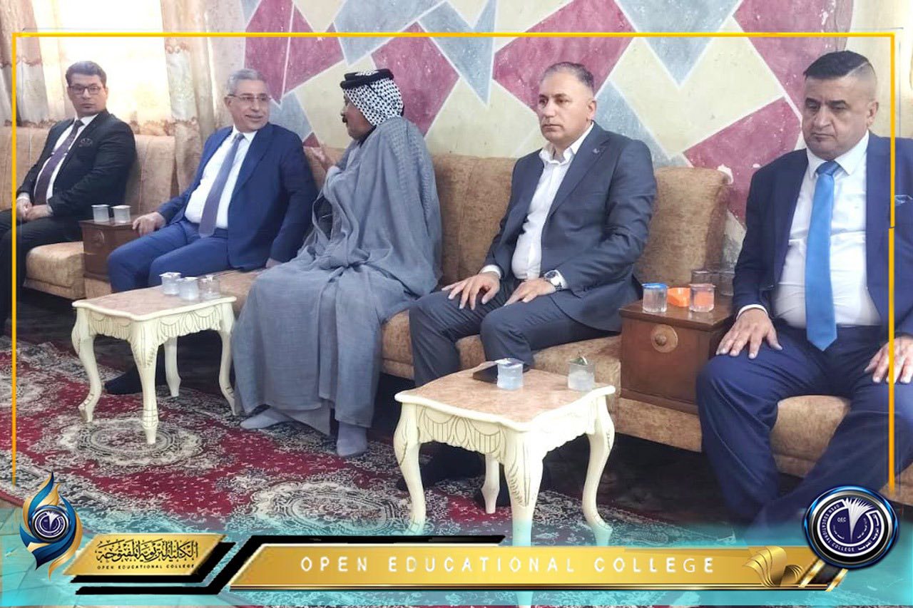 وفاء لا يُنسى.. عمادة التربوية المفتوحة تواسي أحد أبنائها في واسط